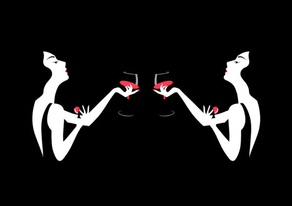 Affiche déguster un vin