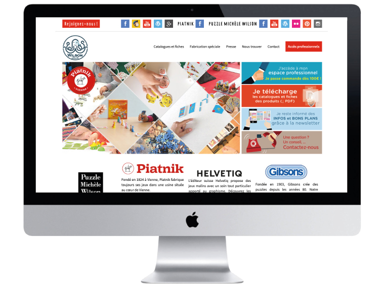 Positionnement du logo sur site internet